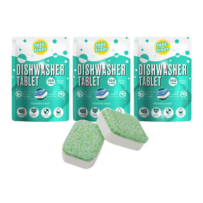 qualità  Sustainable Hot Sale Dishwasher Detergent Dishwashing Liquid Pods Tablets Dishwasher With High Quality fabbrica